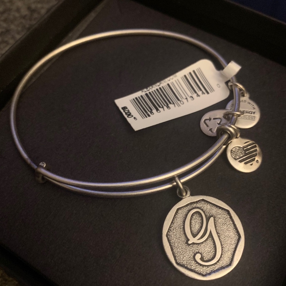 Alex And Ani Initial G Charm Bracelet